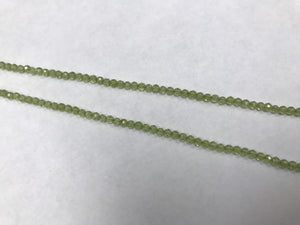 Peridot beads faceted round, round faceted, Peridot