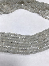 Load image into Gallery viewer, Ceylon Moonstone Faceted Roundelle, Moonstone Natural, Ceylon Moonstone Faceted Roundelle
