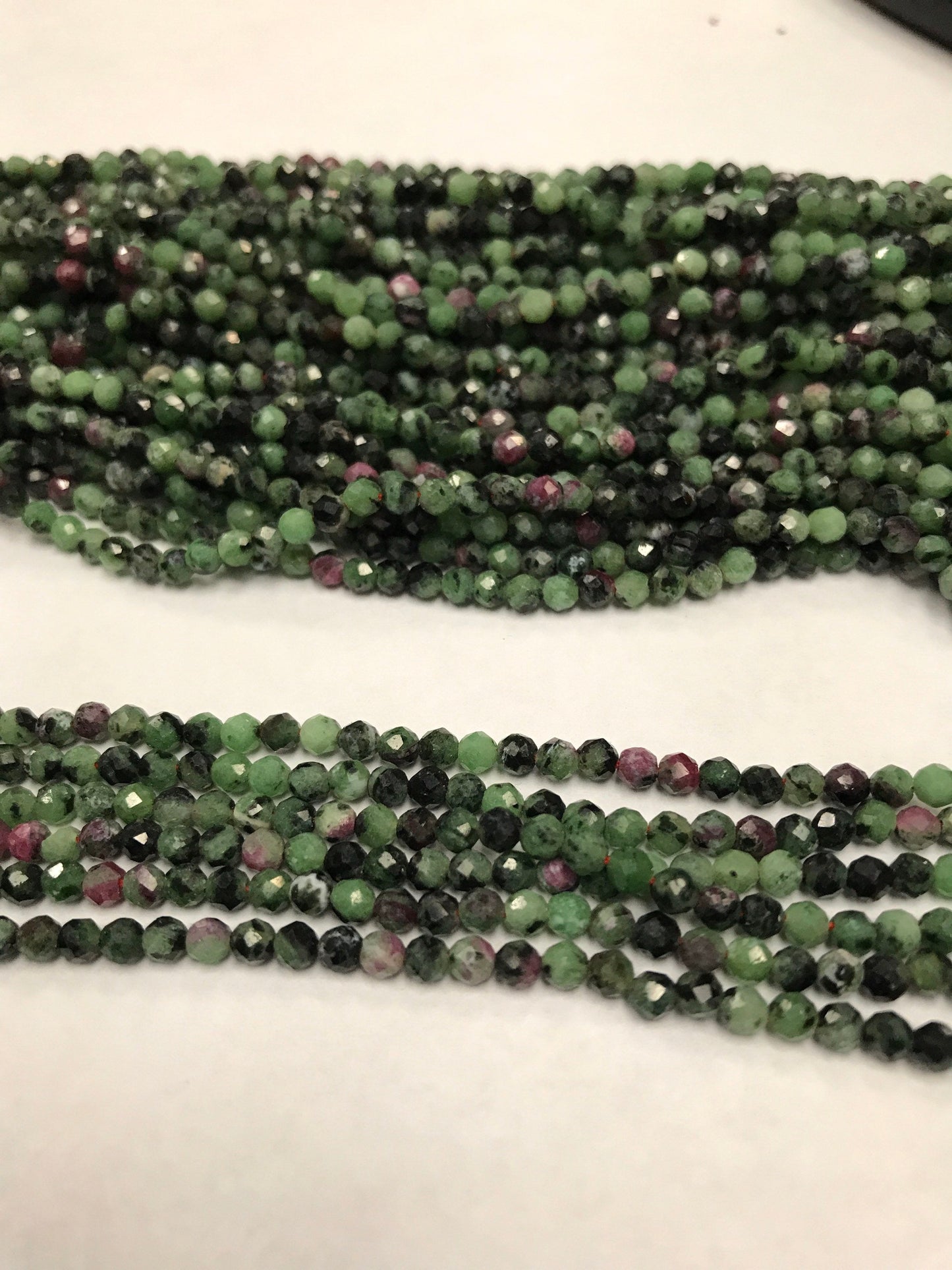 Ruby Zosite Beads Round Faceted, Round Faceted Beads