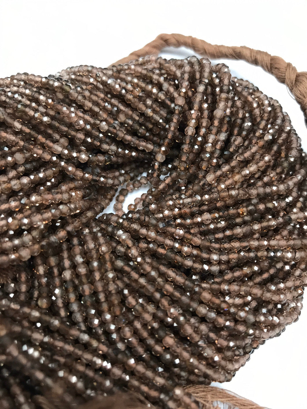 Andalusite Beads faceted rondelle
