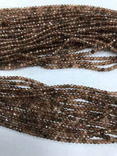 Load image into Gallery viewer, Andalusite Beads faceted rondelle
