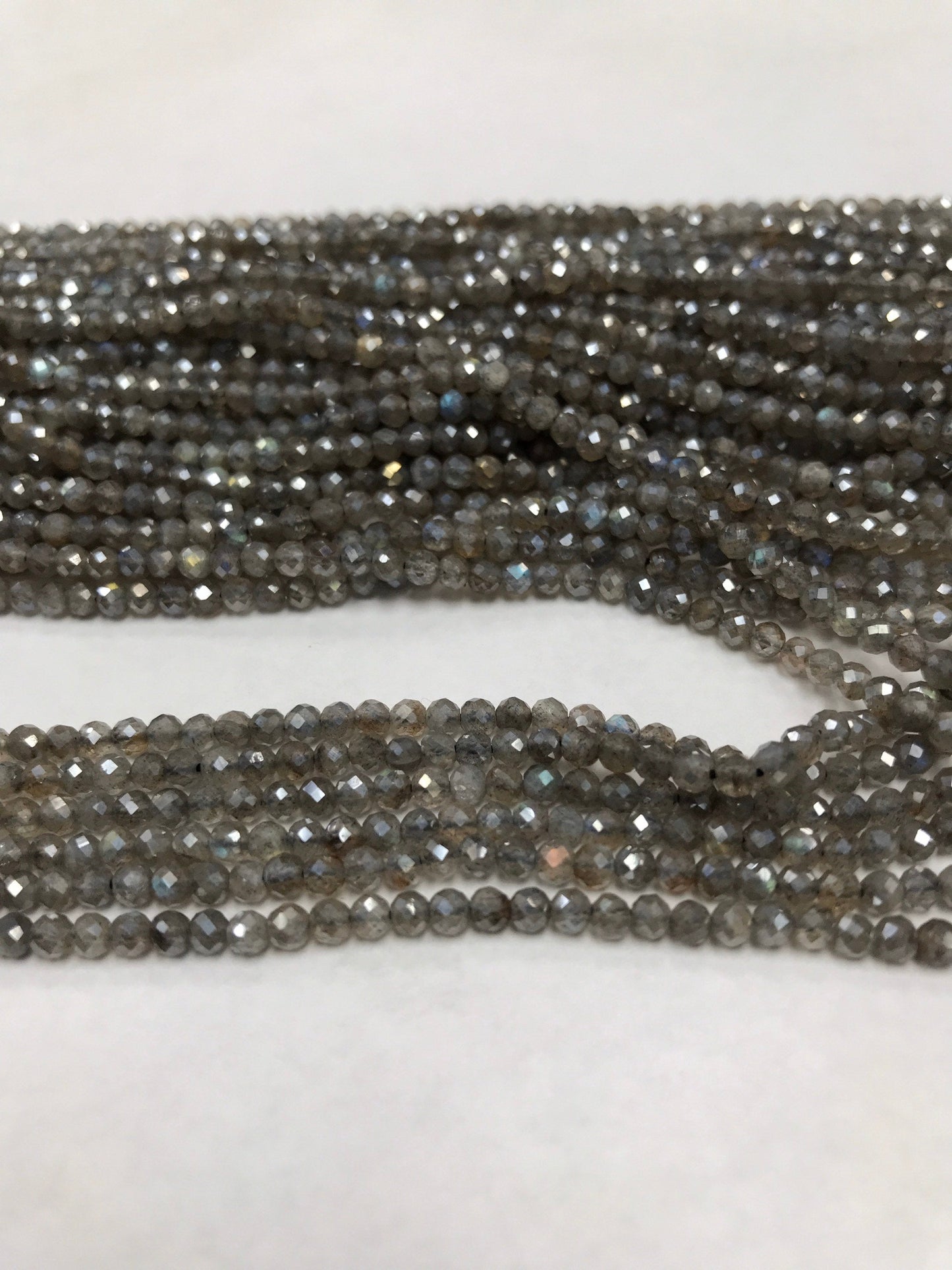 Labradorite Beads Round Faceted Mystic Coated, Mystic Labradorite Round Faceted