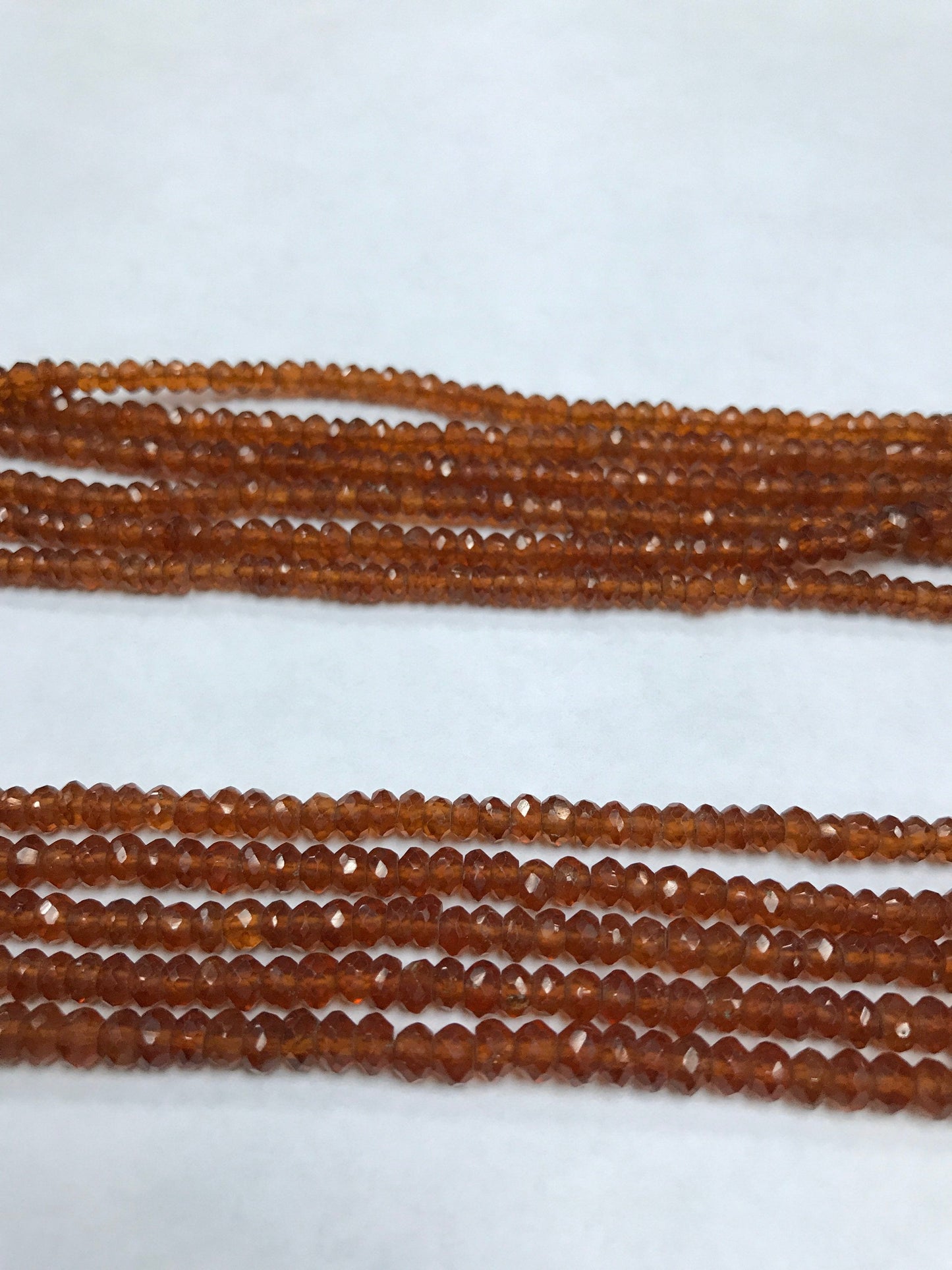 Brown Hessonite Garnet Beads Faceted