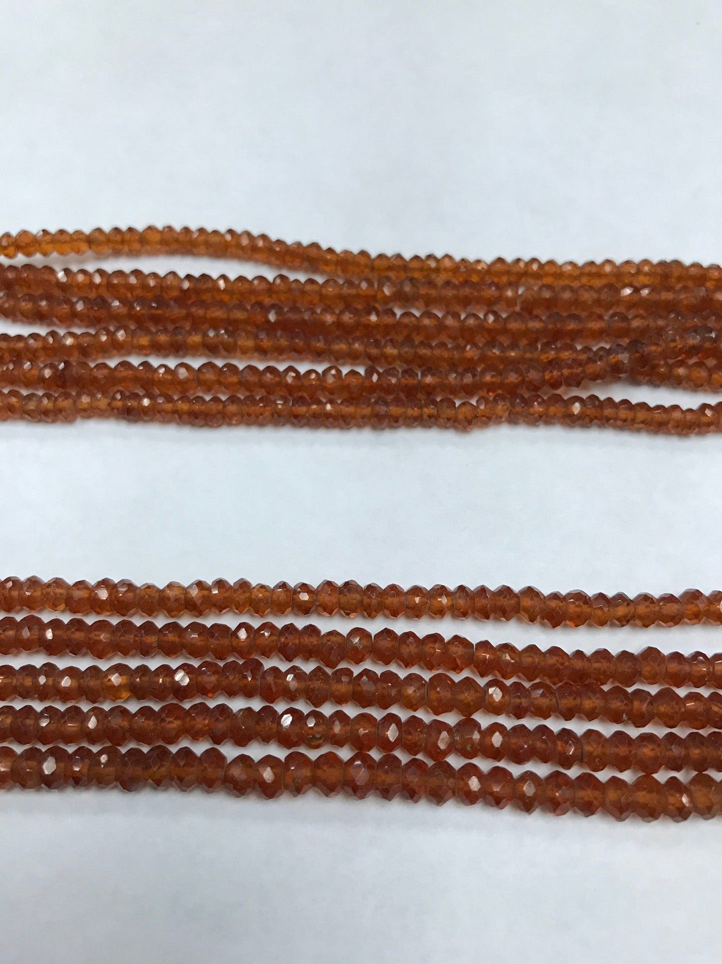 Brown Hessonite Garnet Beads Faceted