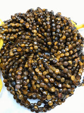 Load image into Gallery viewer, Tiger eye faceted beads coin, beads coin,beads, coin
