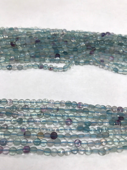 Flourite faceted beads coin, beads coin,beads, coin