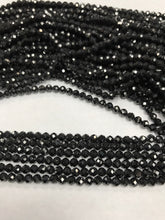 Load image into Gallery viewer, Black Spinel Faceted Round 4mm, Sharp Microcut Faceted, 4mm Faceted Beads
