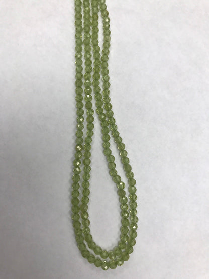 Peridot beads faceted round, round faceted, Peridot