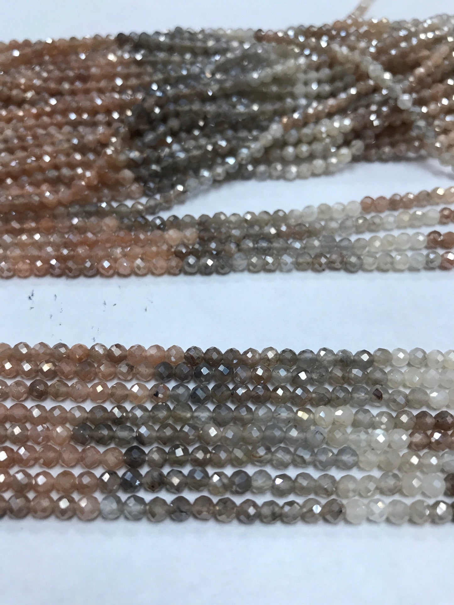 Multi Moonstone Beads faceted round, Moonstone Beads, Moonstone ,Electroplated Moonstone,Coated Moonstone Beads