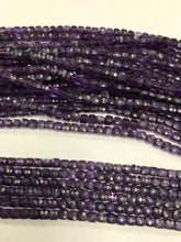 Load image into Gallery viewer, Amethyst Beads Faceted Square, Faceted Box
